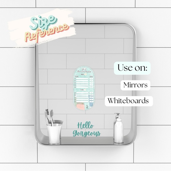 Daily Skincare Routine Sticker System - Picture 3 of 4